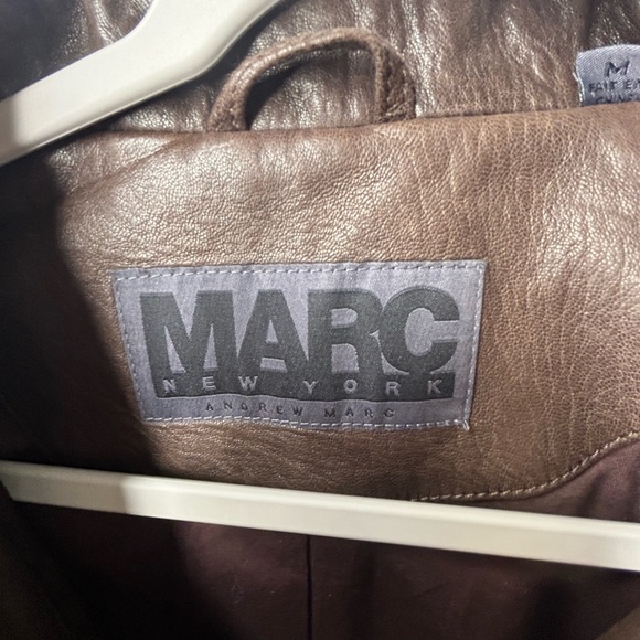New , Marc New York,  Brown,  Medium Women`s Leather Jacket. Luxury apparel line - Picture 12 of 15